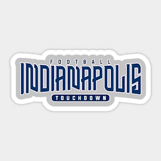 Indianapolis Football Team Sticker